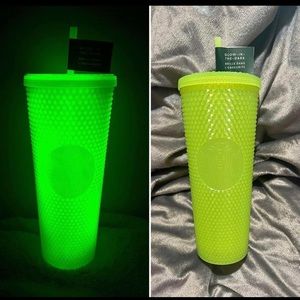 Starbucks Venti Lemongrass Glow-In-the-Dark Studded Tumbler